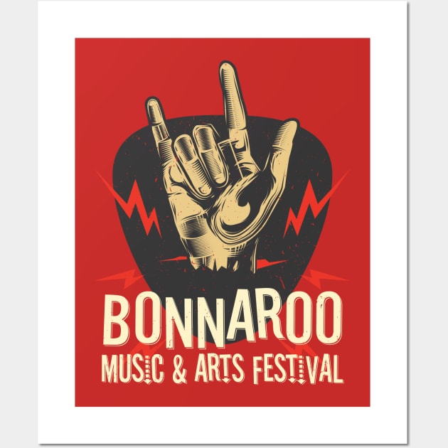 Bonnaroo Horns Up Wall Art by Verboten